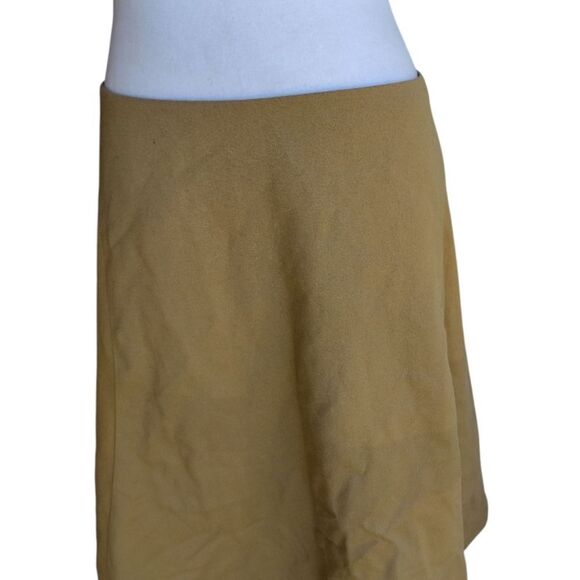 Talbots Petite Women's Nutmeg Color Wool Flouncy A-Line Skirt Size 16 Petite - Picture 3 of 7